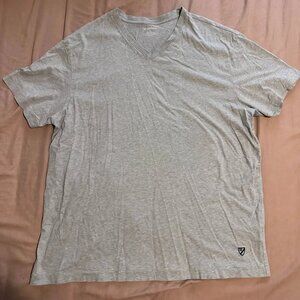 Daniel Cremieux Shirt Mens Short Sleeve T-Shirt XL V-Neck Cotton Gray-blue